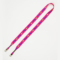 3/4” Dual Attachment Soft & Smooth Sublimation Lanyard